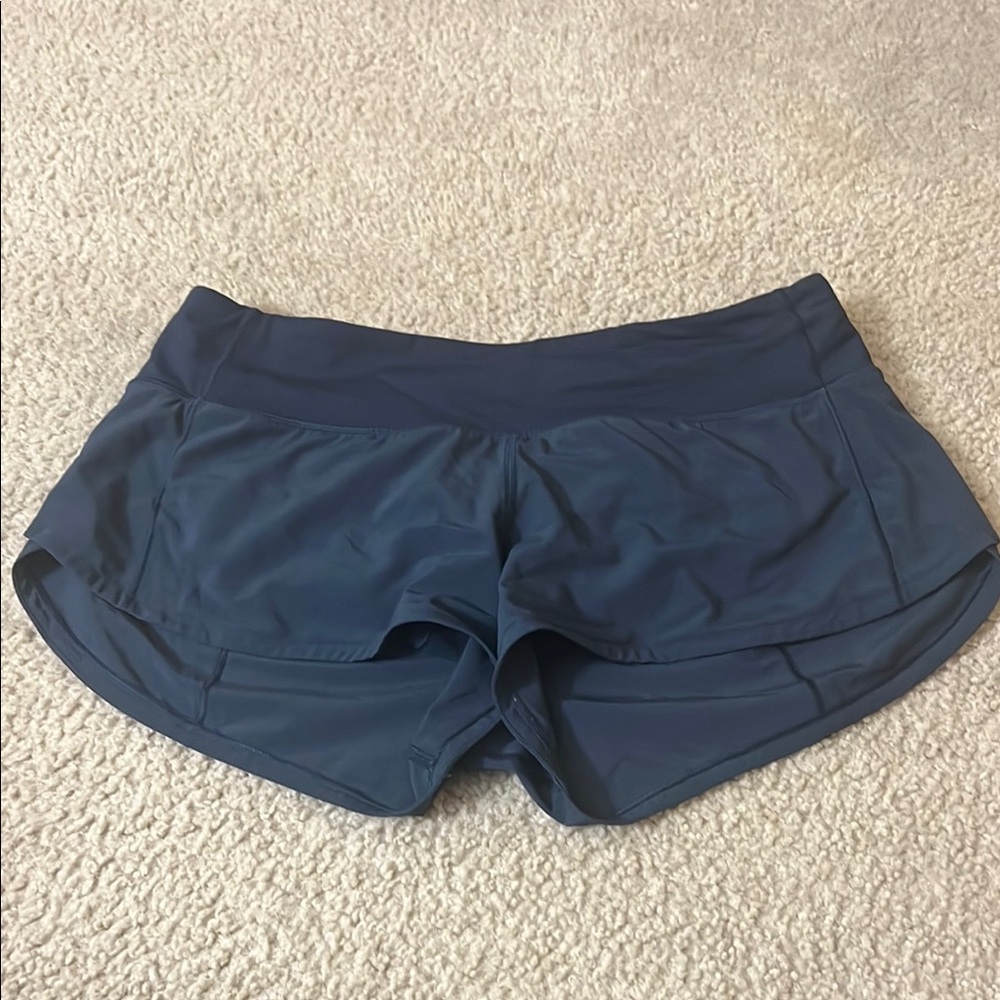 Lululemon Navy Blue Speed Up Mid Rise 2.5inch